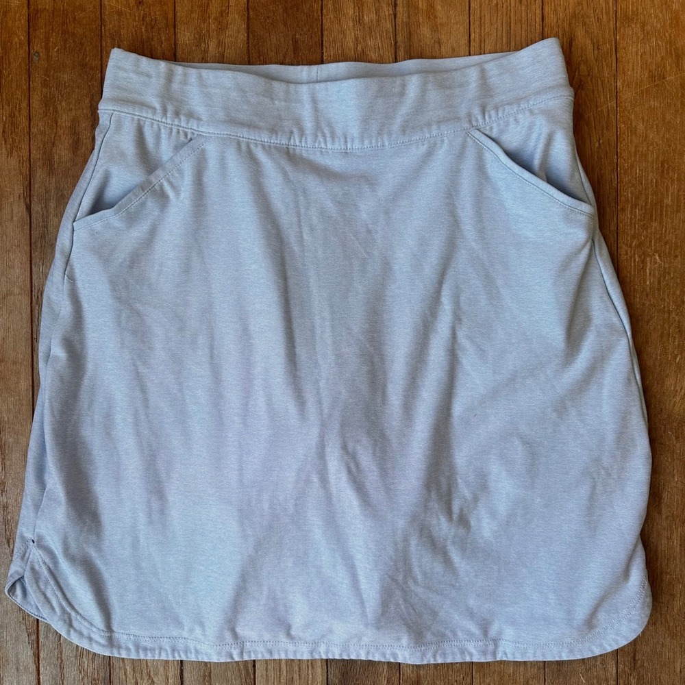 Peter Millar Golf Skort Women Small UPF 50+ Performance Activewear Light Blue‎